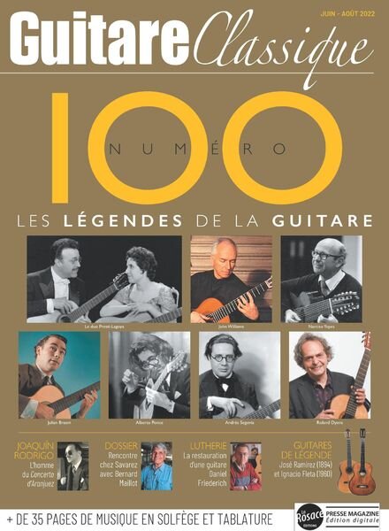 Guitare Classique – Juin-Aout 2022 Cover