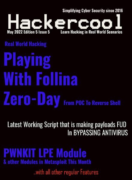 Hackercool – May 2022 Cover