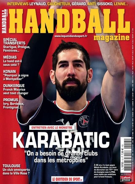 Handball Magazine – Juin-Aout 2022 Cover