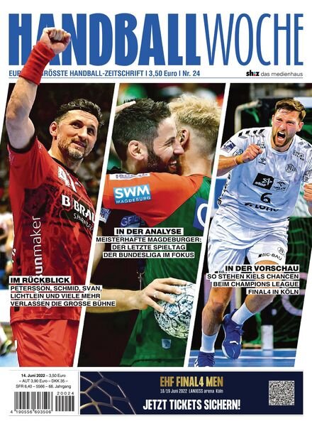 Handballwoche – 14 Juni 2022 Cover
