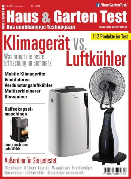 HAUS & GARTEN TEST – Juni 2022 Cover