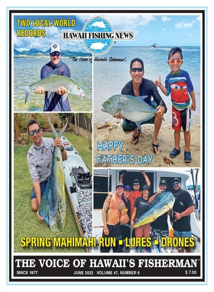 Hawaii Fishing News – June 2022 Cover