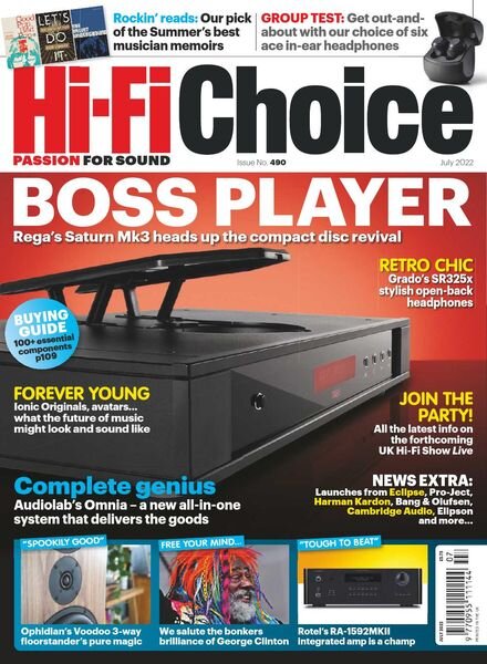 Hi-Fi Choice – Issue 490 – July 2022 Cover