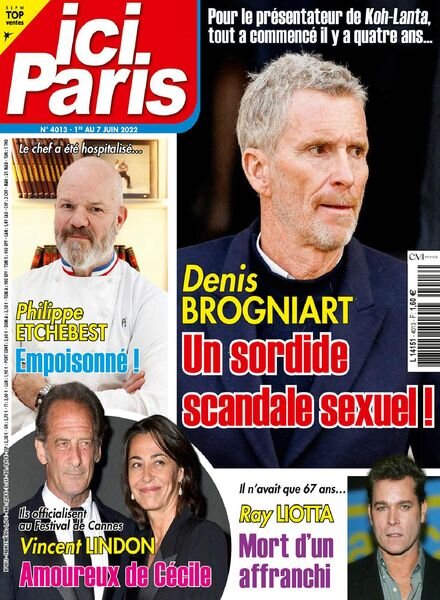 Ici Paris – 01 juin 2022 Cover