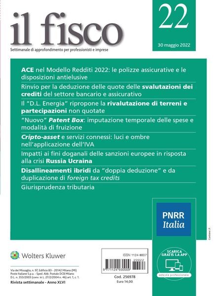 il fisco – 30 Maggio 2022 Cover