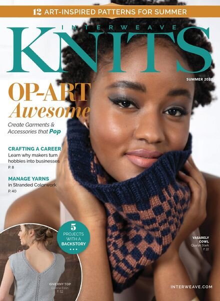 Interweave Knits – May 2022 Cover