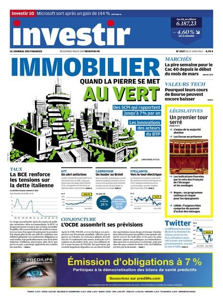 Investir – 11 Juin 2022 Cover