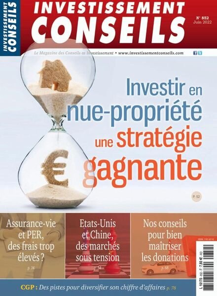 Investissement Conseils – Juin 2022 Cover