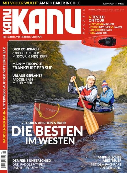 Kanu Magazin – Juli 2022 Cover