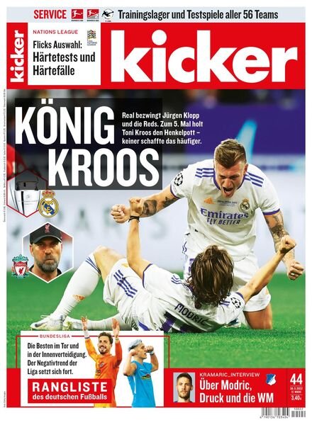 Kicker – 30 Mai 2022 Cover