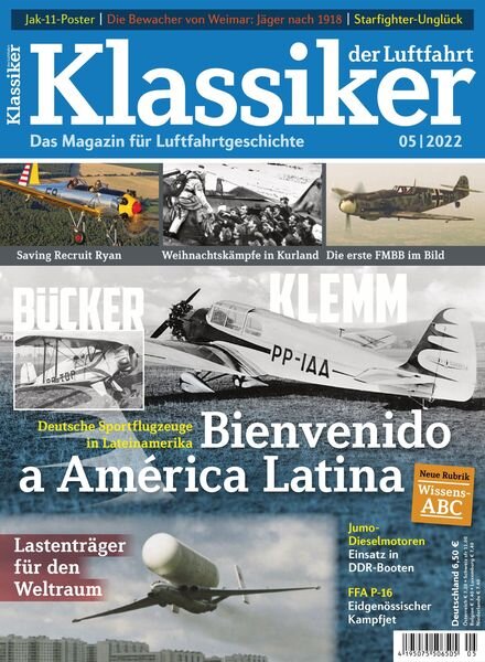 Klassiker der Luftfahrt – Mai 2022 Cover