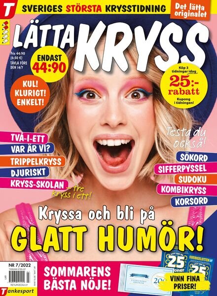 Latta kryss – 09 juni 2022 Cover