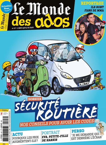 Le Monde des Ados – 25 Mai 2022 Cover