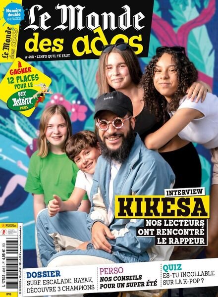 Le Monde des Ados – juin 2022 Cover
