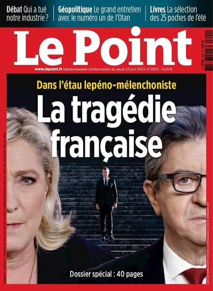 Le Point – 22 juin 2022 Cover