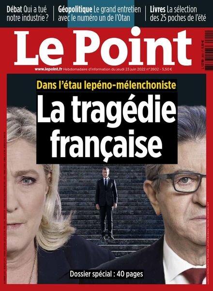 Le Point – 23 Juin 2022 Cover