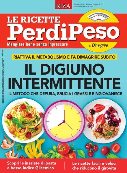 Le Ricette PerdiPeso – Giugno 2022 Cover