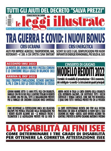 Leggi Illustrate – giugno 2022 Cover