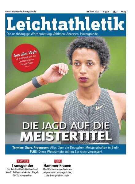 Leichtathletik – 21 Juni 2022 Cover