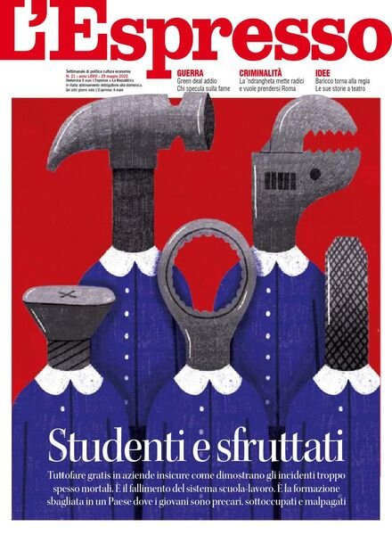 l’Espresso – 29 Maggio 2022 Cover