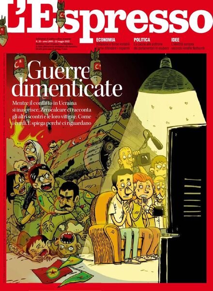 l’Espresso N20 – 22 Maggio 2022 Cover