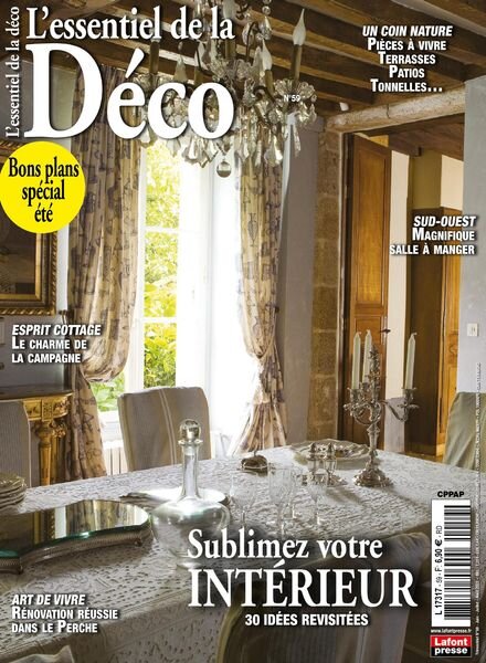 L’Essentiel de la Deco – Juin-Aout 2022 Cover
