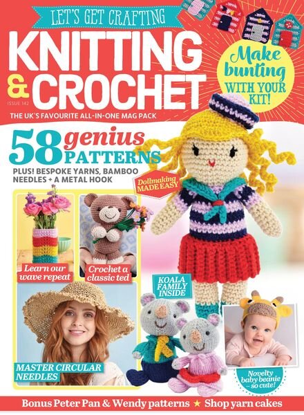 Let’s Get Crafting Knitting & Crochet – June 2022 Cover