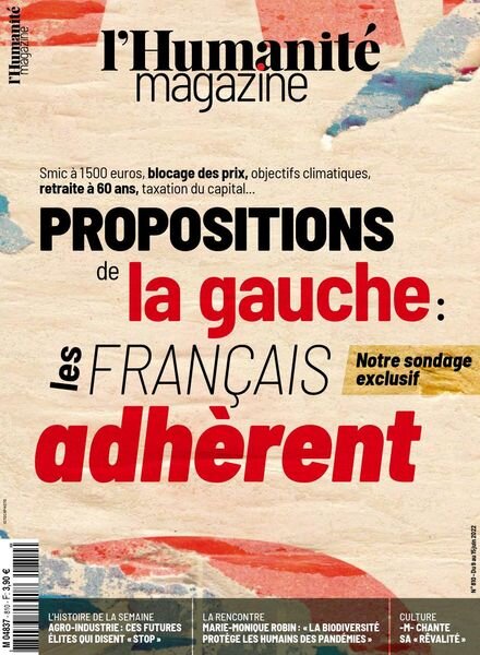 L’Humanite Magazine – 9 Juin 2022 Cover