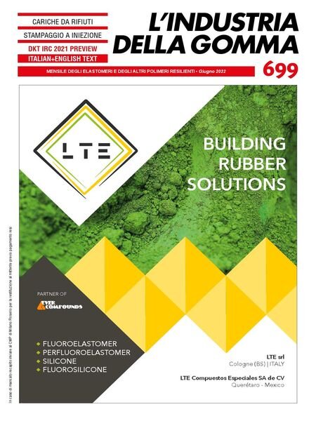 L’industria della Gomma – Giugno 2022 Cover