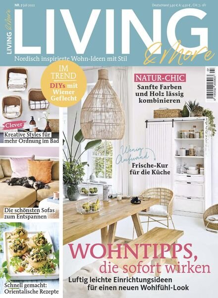 Living & More – Juli 2022 Cover