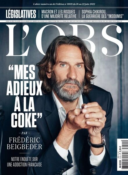 L’Obs – 16 Juin 2022 Cover