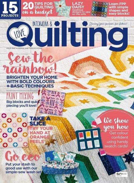 Love Patchwork & Quilting – August 2022 Cover
