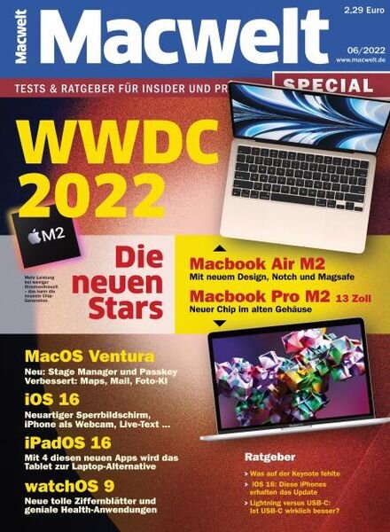 Macwelt Special – Juni 2022 Cover