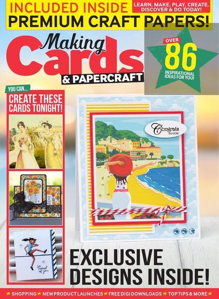 Making Cards & PaperCraft – July-August 2022 Cover