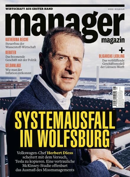 Manager Magazin – Juli 2022 Cover