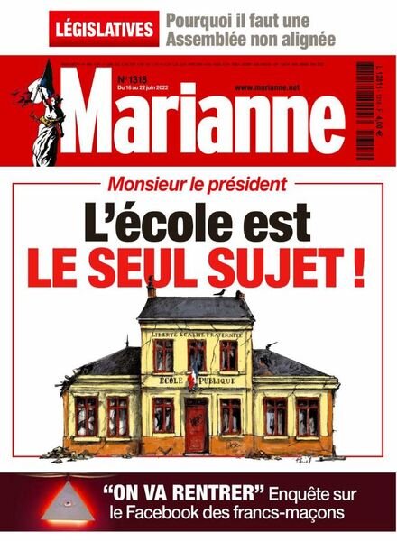 Marianne – 16 Juin 2022 Cover