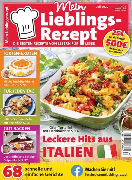 Mein Lieblingsrezept – 01 Juni 2022 Cover