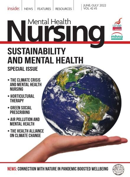 Mental Health Nursing – Jun-July 2022 Cover