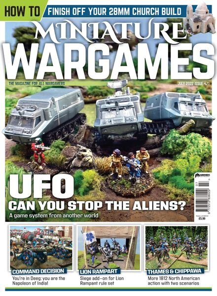 Miniature Wargames – July 2022 Cover