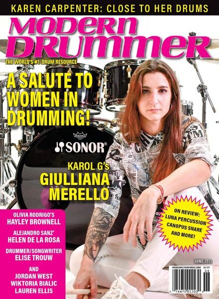 Modern Drummer Magazine – June 2022 Cover