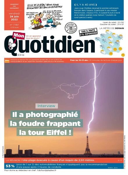 Mon Quotidien – 24 juin 2022 Cover