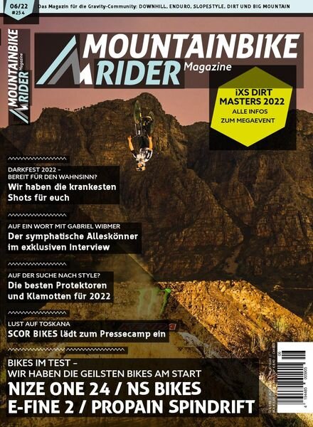 Mountainbike Rider – Juni 2022 Cover