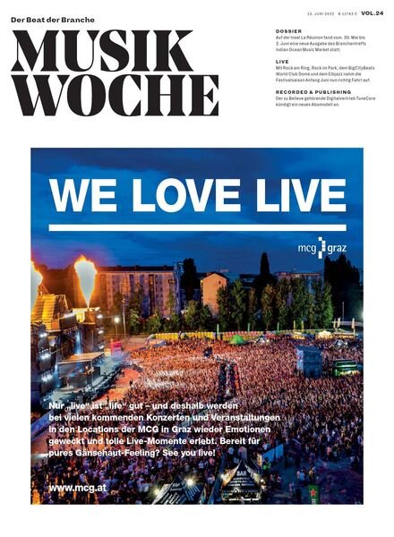 MusikWoche – 13 Juni 2022 Cover