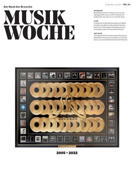 MusikWoche – 23 Mai 2022 Cover