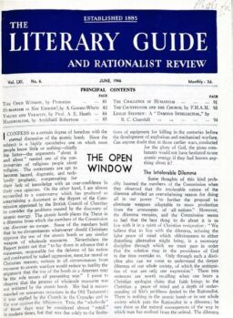 New Humanist – The Literary Guide June 1946
