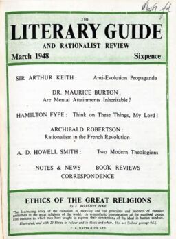New Humanist – The Literary Guide March 1948