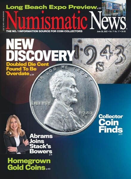 Numismatic News – 17 June 2022 Cover