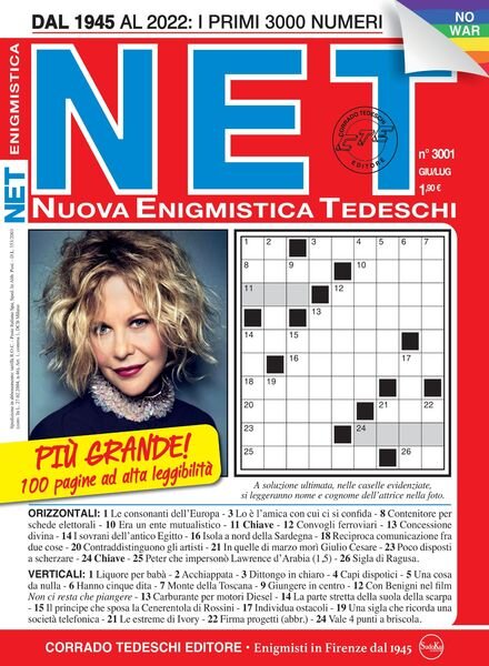 Nuova Enigmistica Tascabile – May 2022 Cover