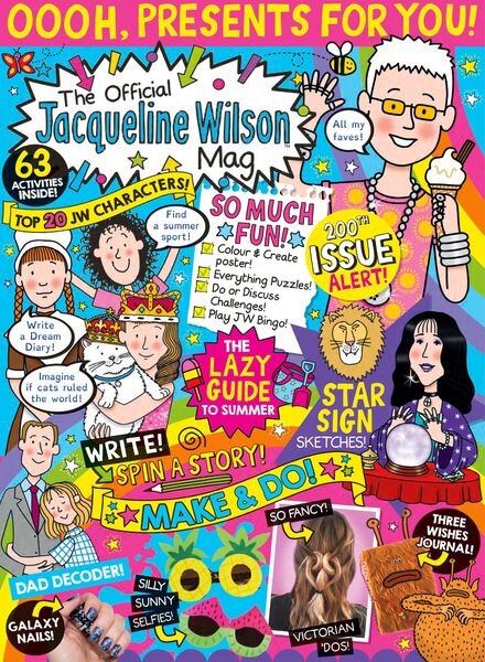 Official Jacqueline Wilson Magazine – June 2022 Cover