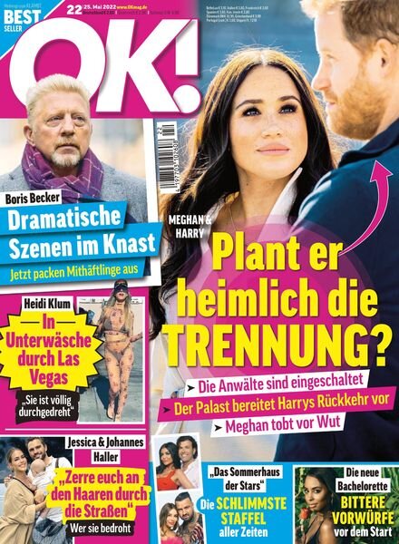 OK! – 25 Mai 2022 Cover
